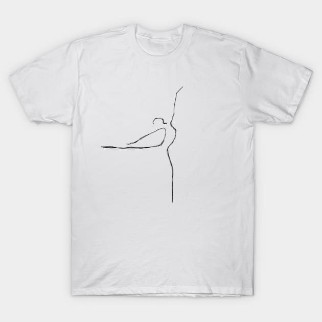 dancing girl T-Shirt by Flowerandteenager